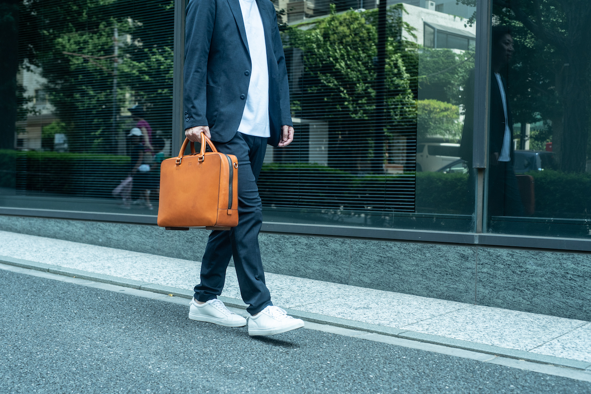心石工芸のバッグ/FORESTILL BRIEFCASE