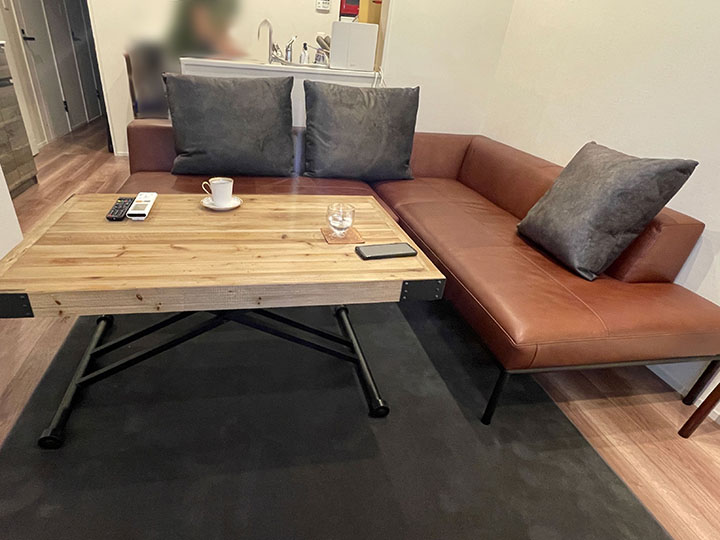 狭い部屋に憧れのカウチセット_HILL(ヒル)_ダークブラウン