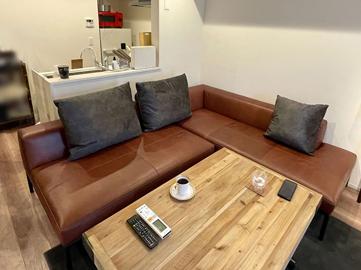 狭い部屋に憧れのカウチセット_HILL(ヒル)_ダークブラウン